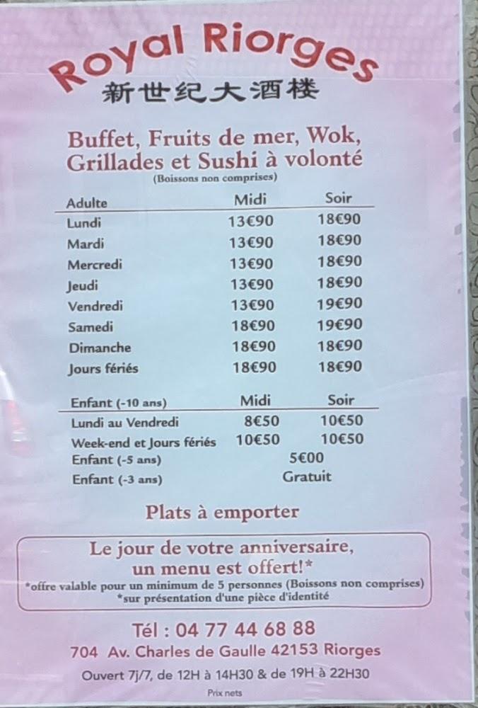 Royal Riorges - Menu Image 3